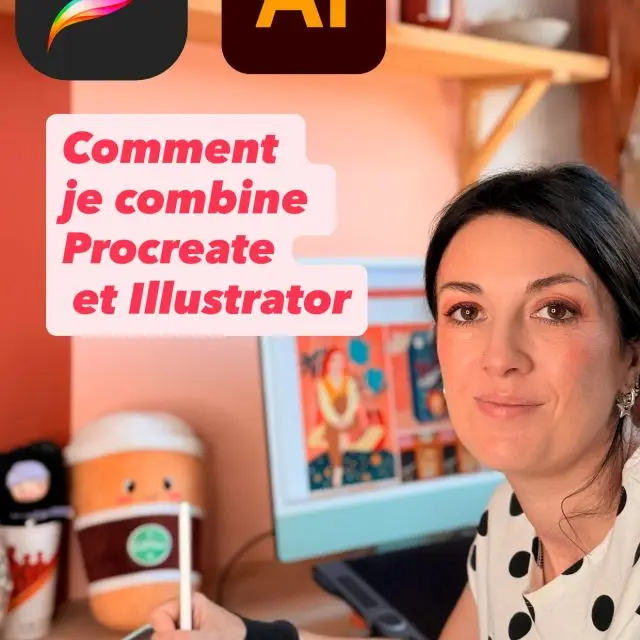 🍓 Fraise Addict 🍓
Pour cette illustration, j’ai combiné Procreate et Illustrator afin de profiter du meilleur des deux outils.

Je commence toujours par un croquis sur Procreate avant de travailler les couleurs et les textures. Pour certains éléments, comme les petites fraises en boucles d’oreilles, je passe sur Illustrator afin d’obtenir des tracés plus précis et de créer une bibliothèque d’éléments réutilisables dans mes futures illustrations.

Dans cette vidéo, je vous montre toutes les étapes de création, du premier croquis jusqu’au résultat final. ✨

Vous utilisez plutôt Procreate, Illustrator ou les deux ?
#illustration #procreate #illustratrice #fraiseaddict #digital_art