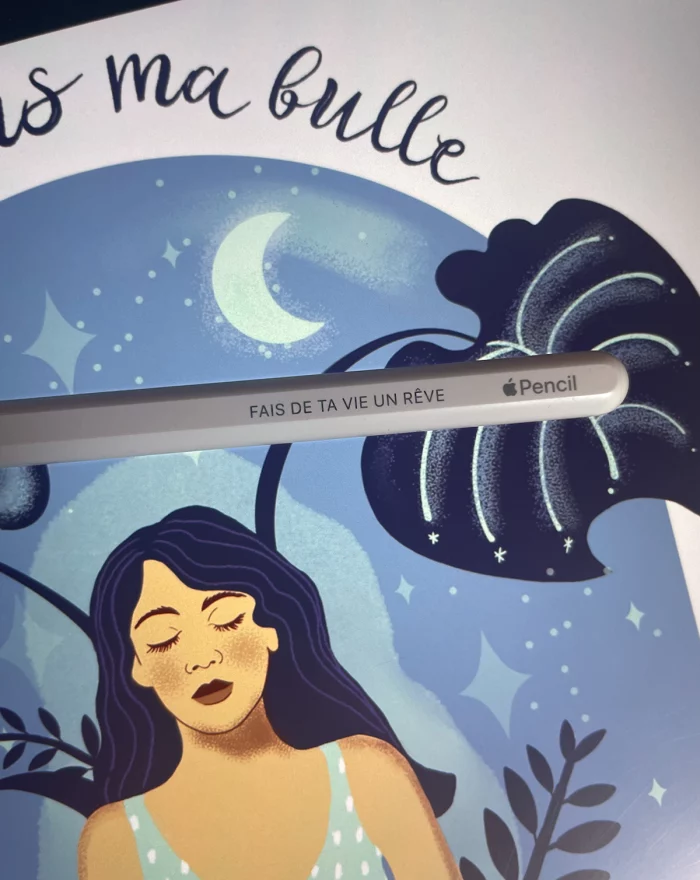 photo du stylet de l'illustratrice Sandrine Lafleur